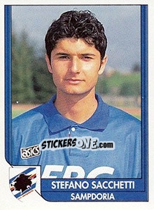 Sticker Stefano Sacchetti - Italy Tutto Calcio 1993-1994 - Sl