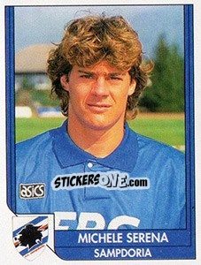 Sticker Michele Serena - Italy Tutto Calcio 1993-1994 - Sl