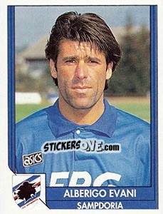 Sticker Alberigo Evani - Tutto Calcio 1993-1994 n. 280 - Sl