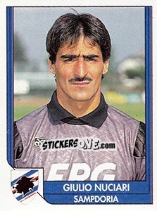 Figurina Giulio Nuciari - Italy Tutto Calcio 1993-1994 - Sl