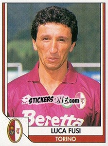 Cromo Luca Fusi - Italy Tutto Calcio 1993-1994 - Sl