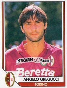 Figurina Angelo Gregucci - Italy Tutto Calcio 1993-1994 - Sl