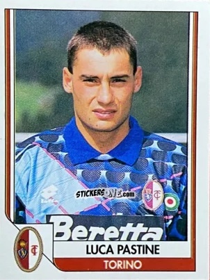 Cromo Luca Pastine - Tutto Calcio 1993-1994 n. 303 - Sl