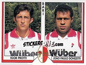 Sticker Igor Protti / Joao Paulo Donizetti - Italy Tutto Calcio 1993-1994 - Sl