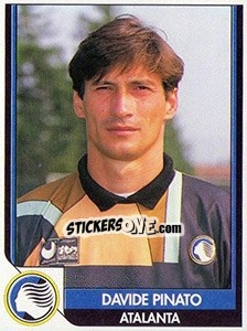 Sticker Davide Pinato - Italy Tutto Calcio 1993-1994 - Sl