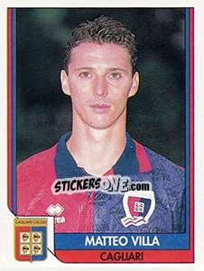 Figurina Matteo Villa - Italy Tutto Calcio 1993-1994 - Sl