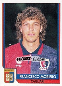Sticker Francesco Moriero - Tutto Calcio 1993-1994 n. 31 - Sl