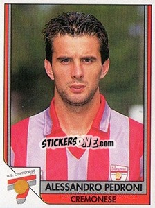 Cromo Alessandro Pedroni - Italy Tutto Calcio 1993-1994 - Sl