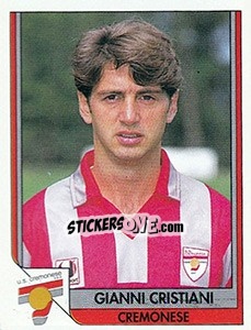 Cromo Gianni Cristiani - Italy Tutto Calcio 1993-1994 - Sl