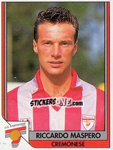 Sticker Riccardo Maspero - Italy Tutto Calcio 1993-1994 - Sl