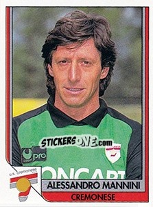 Figurina Alessandro Mannini - Italy Tutto Calcio 1993-1994 - Sl
