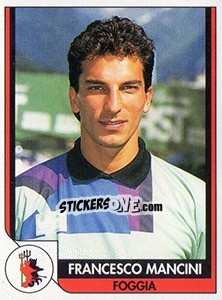 Sticker Francesco Mancini - Italy Tutto Calcio 1993-1994 - Sl