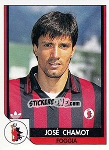 Figurina Jose Chamot - Italy Tutto Calcio 1993-1994 - Sl
