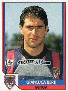 Sticker Gian Luca Berti - Italy Tutto Calcio 1993-1994 - Sl