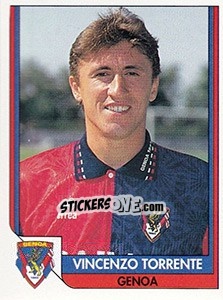 Cromo Vincenzo Torrente - Italy Tutto Calcio 1993-1994 - Sl