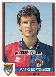 Sticker Mario Bortolazzi - Italy Tutto Calcio 1993-1994 - Sl