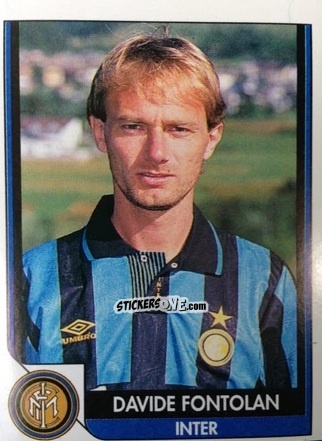 Sticker Davide Fontolan - Tutto Calcio 1993-1994 n. 94 - Sl