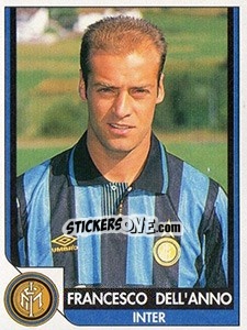 Sticker Francesco Dell'Anno - Italy Tutto Calcio 1993-1994 - Sl
