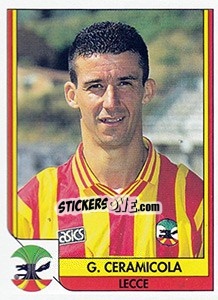 Sticker Giampaolo Ceramicola - Italy Tutto Calcio 1993-1994 - Sl