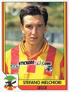 Sticker Stefano Melchiori - Italy Tutto Calcio 1993-1994 - Sl