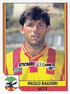 Sticker Paolo Baldieri - Tutto Calcio 1993-1994 n. 160 - Sl