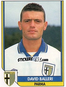 Figurina David Balleri - Italy Tutto Calcio 1993-1994 - Sl