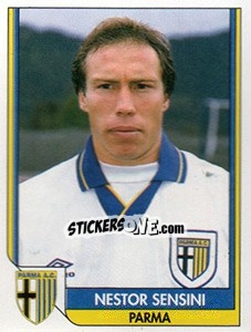 Sticker Nestor Sensini - Italy Tutto Calcio 1993-1994 - Sl