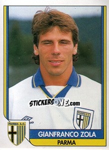 Sticker Gianfranco Zola - Italy Tutto Calcio 1993-1994 - Sl