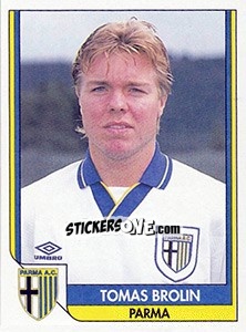 Sticker Tomas Brolin - Italy Tutto Calcio 1993-1994 - Sl