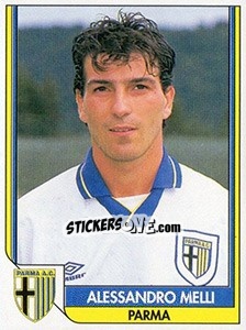 Sticker Alessandro Melli - Italy Tutto Calcio 1993-1994 - Sl