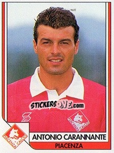 Sticker Antonio Carannante - Italy Tutto Calcio 1993-1994 - Sl