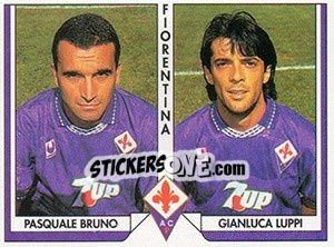 Sticker Pasquale Bruno / Gianluca Luppi - Tutto Calcio 1993-1994 n. 389 - Sl