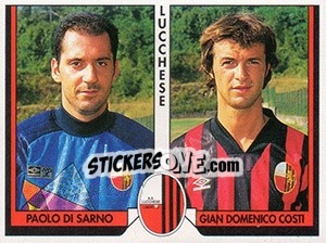 Cromo Paolo Di Sarno / Gian Domenico Costi - Italy Tutto Calcio 1993-1994 - Sl