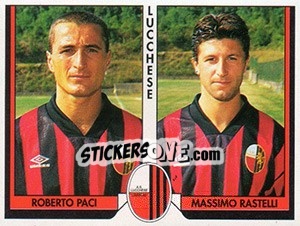 Sticker Roberto Paci / Massimo Rastelli