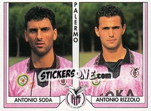 Sticker Antonio Soda / Antonio Rizzolo - Italy Tutto Calcio 1993-1994 - Sl