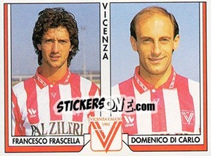 Cromo Francesco Frascella / Domenico Di Carlo - Italy Tutto Calcio 1993-1994 - Sl