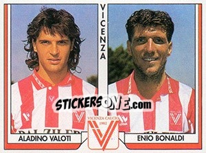 Cromo Aladino Valoti / Enio Bonaldi - Italy Tutto Calcio 1993-1994 - Sl