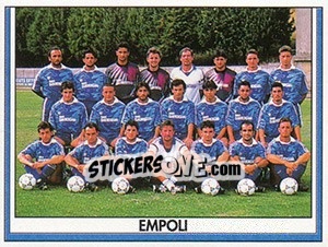 Figurina Squadra Empoli - Italy Tutto Calcio 1993-1994 - Sl