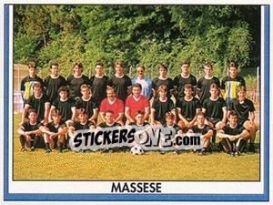 Figurina Squadra Massese - Italy Tutto Calcio 1993-1994 - Sl