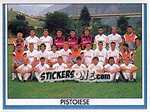 Cromo Squadra Pistoiese - Italy Tutto Calcio 1993-1994 - Sl