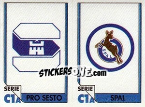 Figurina Scudetto Pro Sesto / Scudetto SPAL