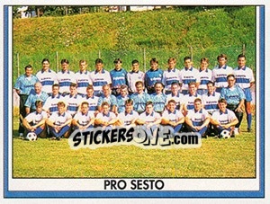 Figurina Squadra Pro Sesto - Italy Tutto Calcio 1993-1994 - Sl