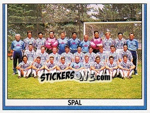 Sticker Squadra SPAL - Italy Tutto Calcio 1993-1994 - Sl