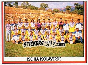 Sticker Squadra Ischia Isolaverde - Italy Tutto Calcio 1993-1994 - Sl