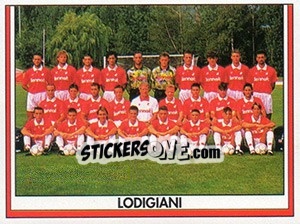 Cromo Squadra Lodigiani - Italy Tutto Calcio 1993-1994 - Sl