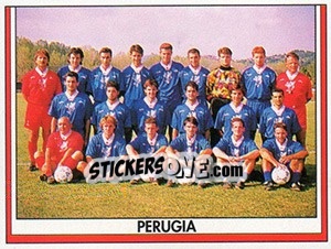 Figurina Squadra Perugia - Italy Tutto Calcio 1993-1994 - Sl