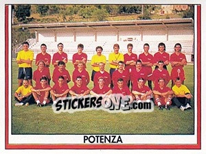 Cromo Squadra Potenza - Italy Tutto Calcio 1993-1994 - Sl