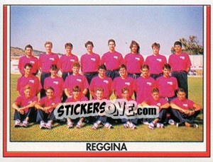 Cromo Squadra Reggina - Italy Tutto Calcio 1993-1994 - Sl