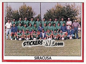 Sticker Squadra Siracusa - Italy Tutto Calcio 1993-1994 - Sl
