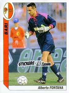 Sticker Alberto Fontana - Italy Tutto Calcio 1994-1995 - Sl